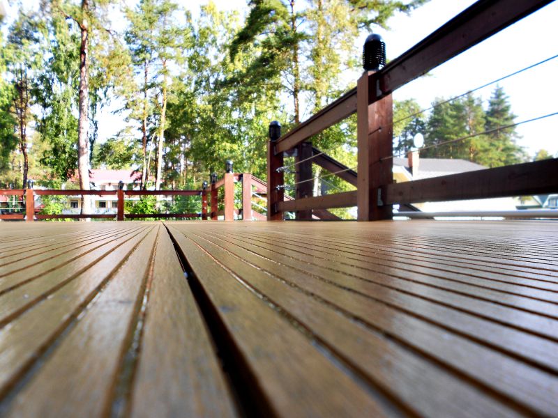 Deck Railing Installation