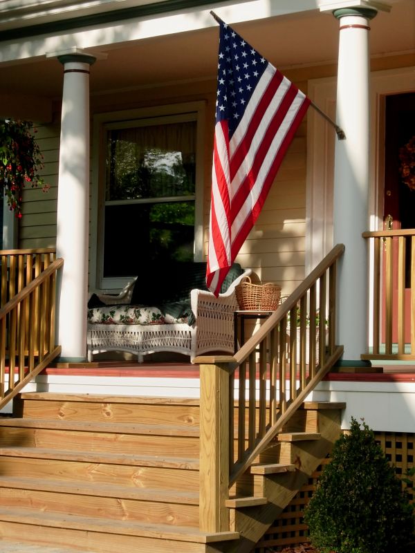 Porch Banister Installation